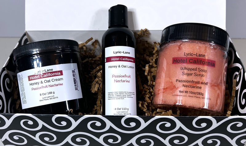 Moisturizing Gift Sets-Lotion, Scrub, & Cream