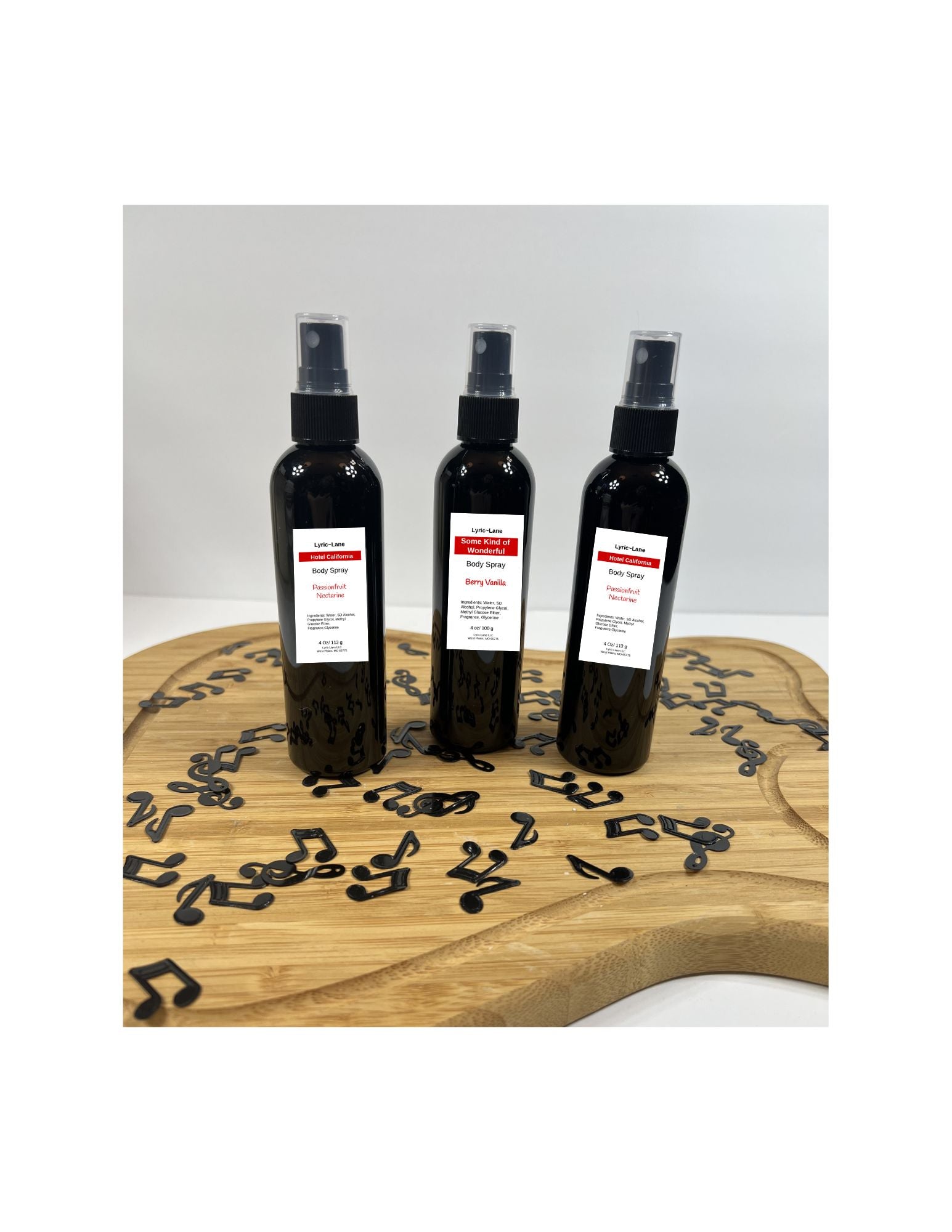 Scented Body Spray 4oz - 24 Scents to Choose From
