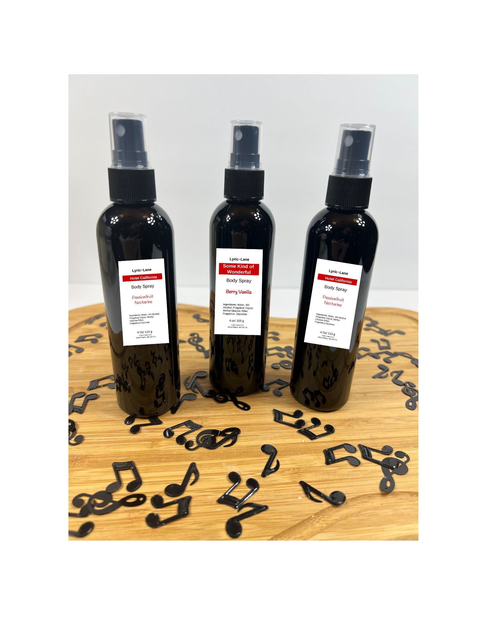 Scented Body Spray 4oz - 24 Scents to Choose From
