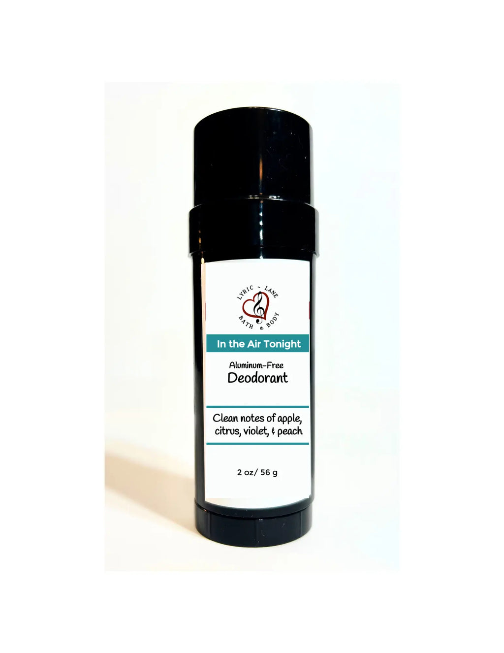 Lyric-Lane Deodorant Tube & Refill Quick Shop featuring In the Air Tonight scent with apple, citrus, violet, and peach notes.