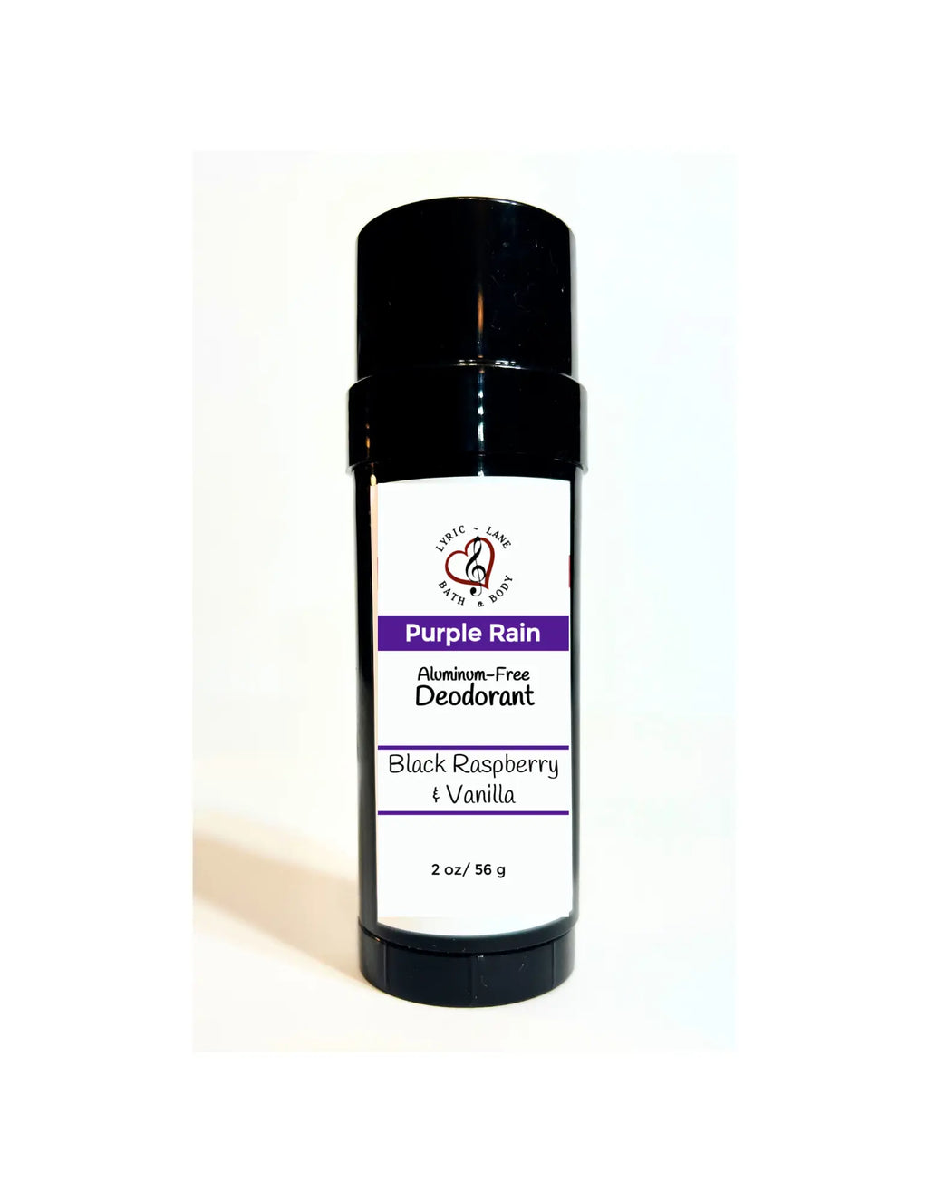 Deodorant Tube & Refill Quick Shop by Lyric-Lane purple rain scent black raspberry vanilla deodorant stick