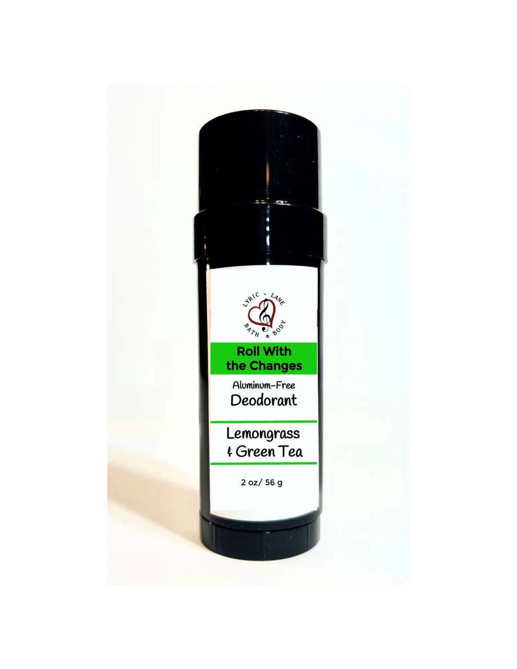 Lyric-Lane Deodorant Tube & Refill Quick Shop featuring Roll With the Changes Lemongrass & Green Tea scent.