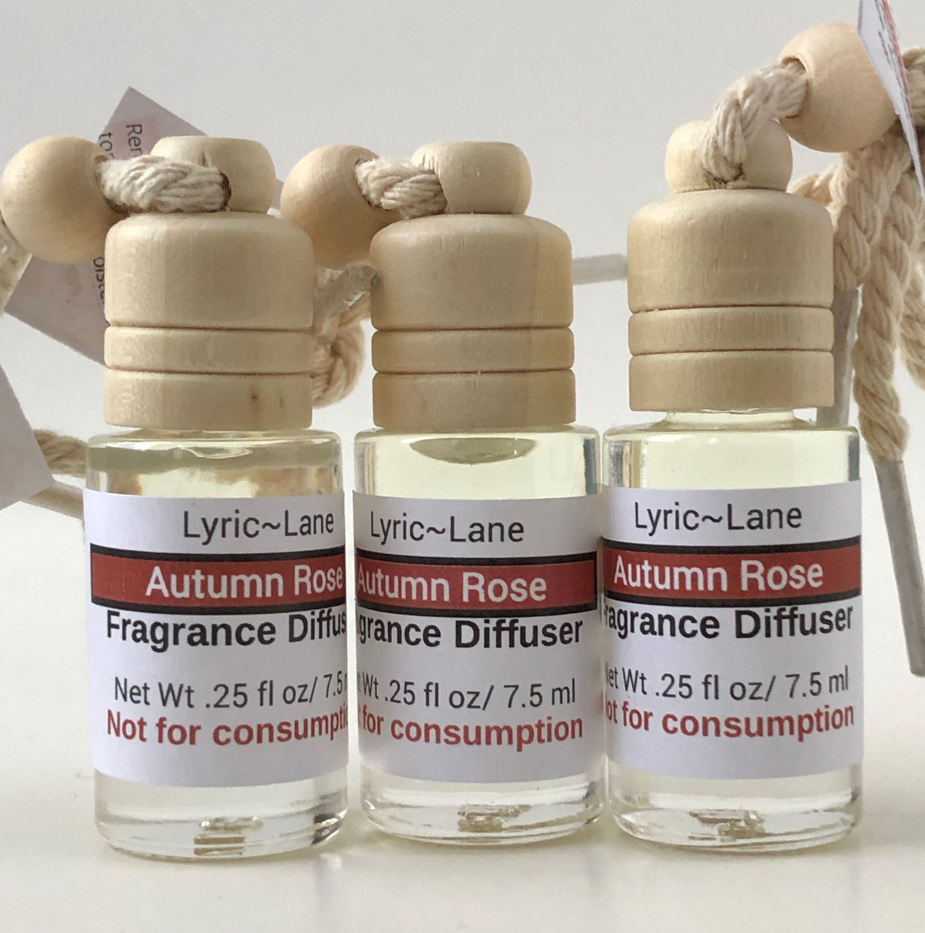 Autumn Rose Hanging Air Freshener