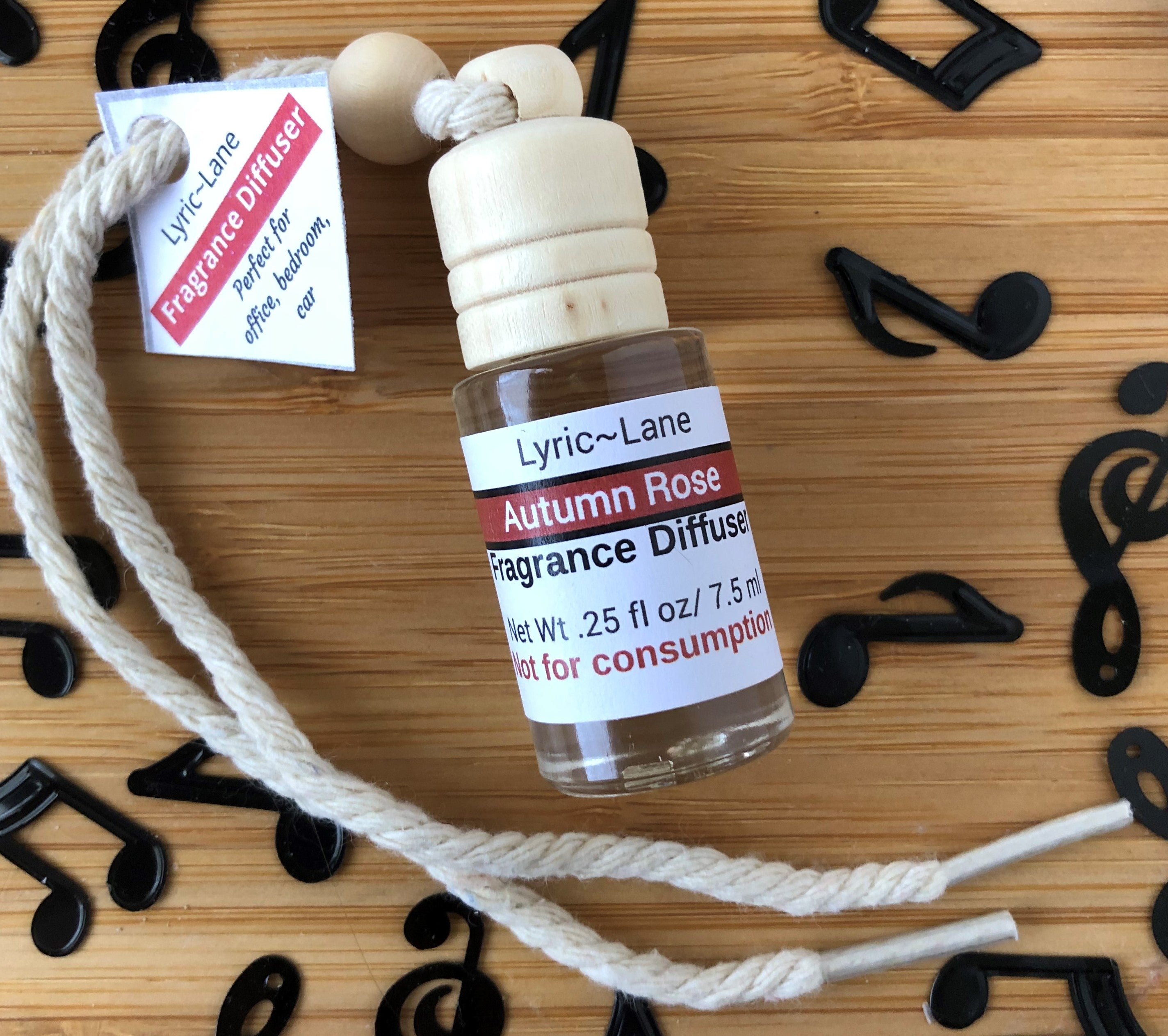 Autumn Rose Hanging Air Freshener