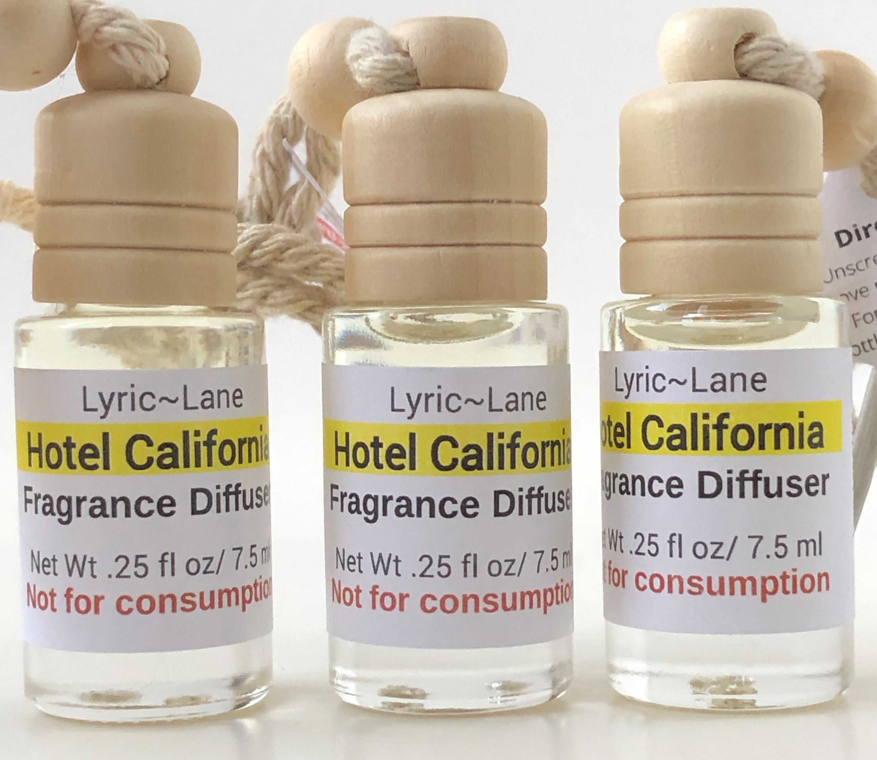 Hotel California Hanging Air Freshener