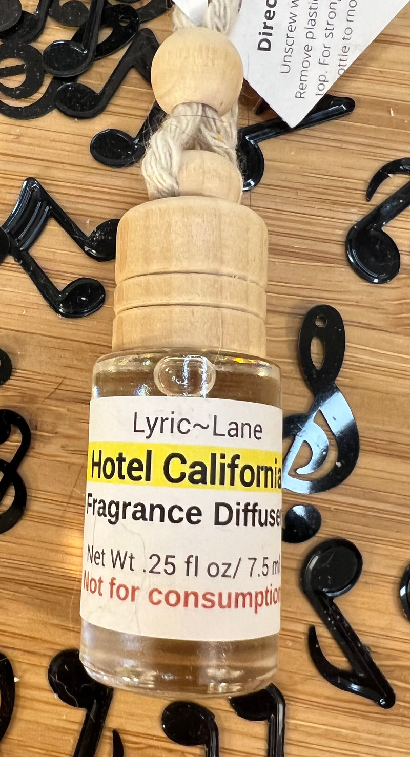 Hotel California Hanging Air Freshener