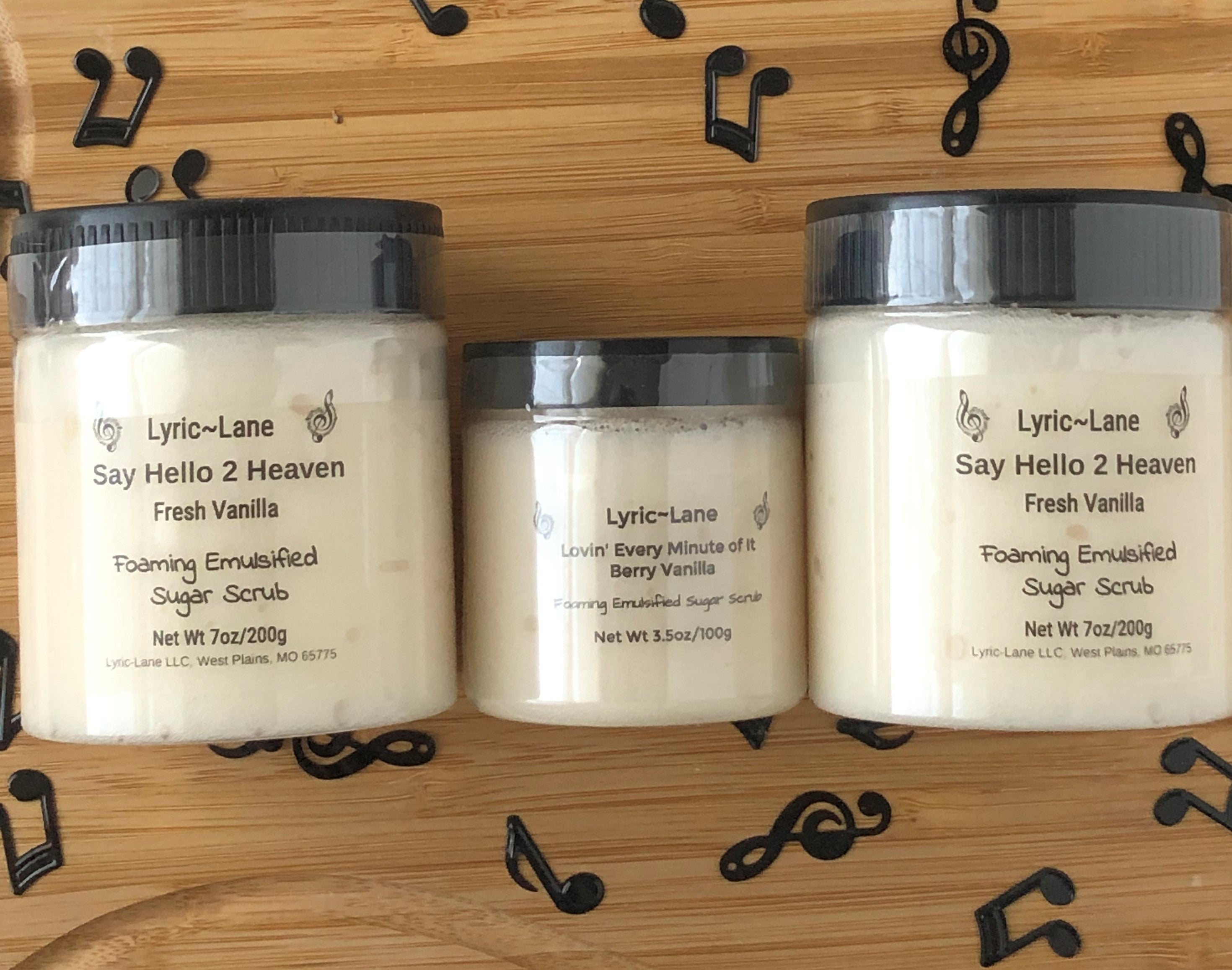 Say Hello 2 Heaven Whipped Emulsified Sugar Scrub