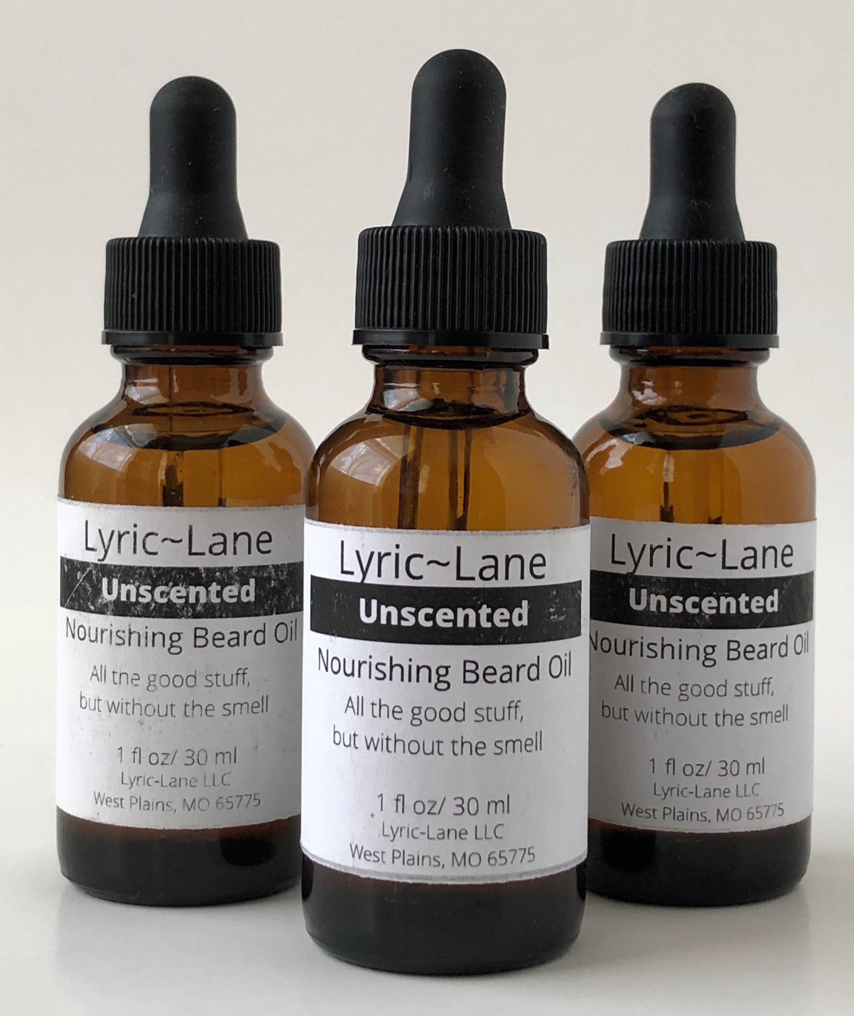 Unscented Nourishing Beard Oil